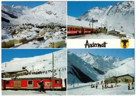 Andermatt - 4 Bild AK