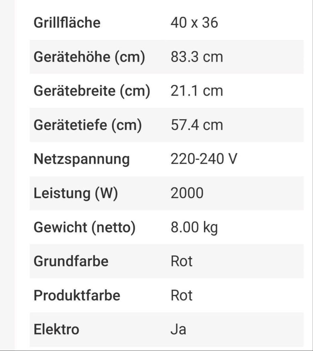 Trisa Griglie: Trisa BBQ Elektrogrill – Nuovo (secondo la descrizione) da Nunningen venduto da Stebler4208 3