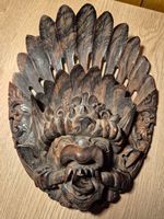 Masque balinais sculpté à la main – Bois massif