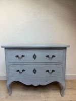 2 Commodes grises 2 tiroirs (x2)