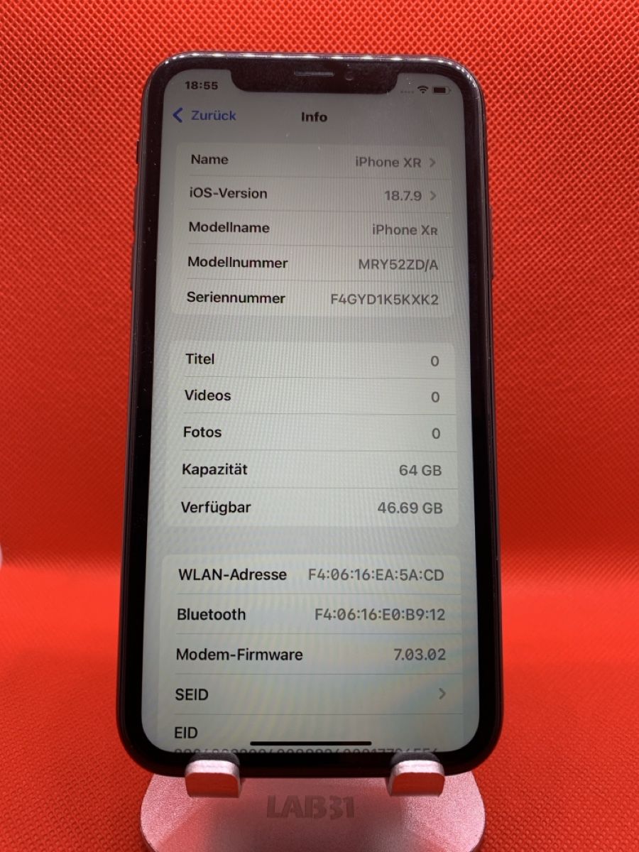 Apple Telefoni cellulari / Smartphones: iPhone XR Space Gray 64 GB – Usato da Bremgarten AG venduto da TechfiX 7