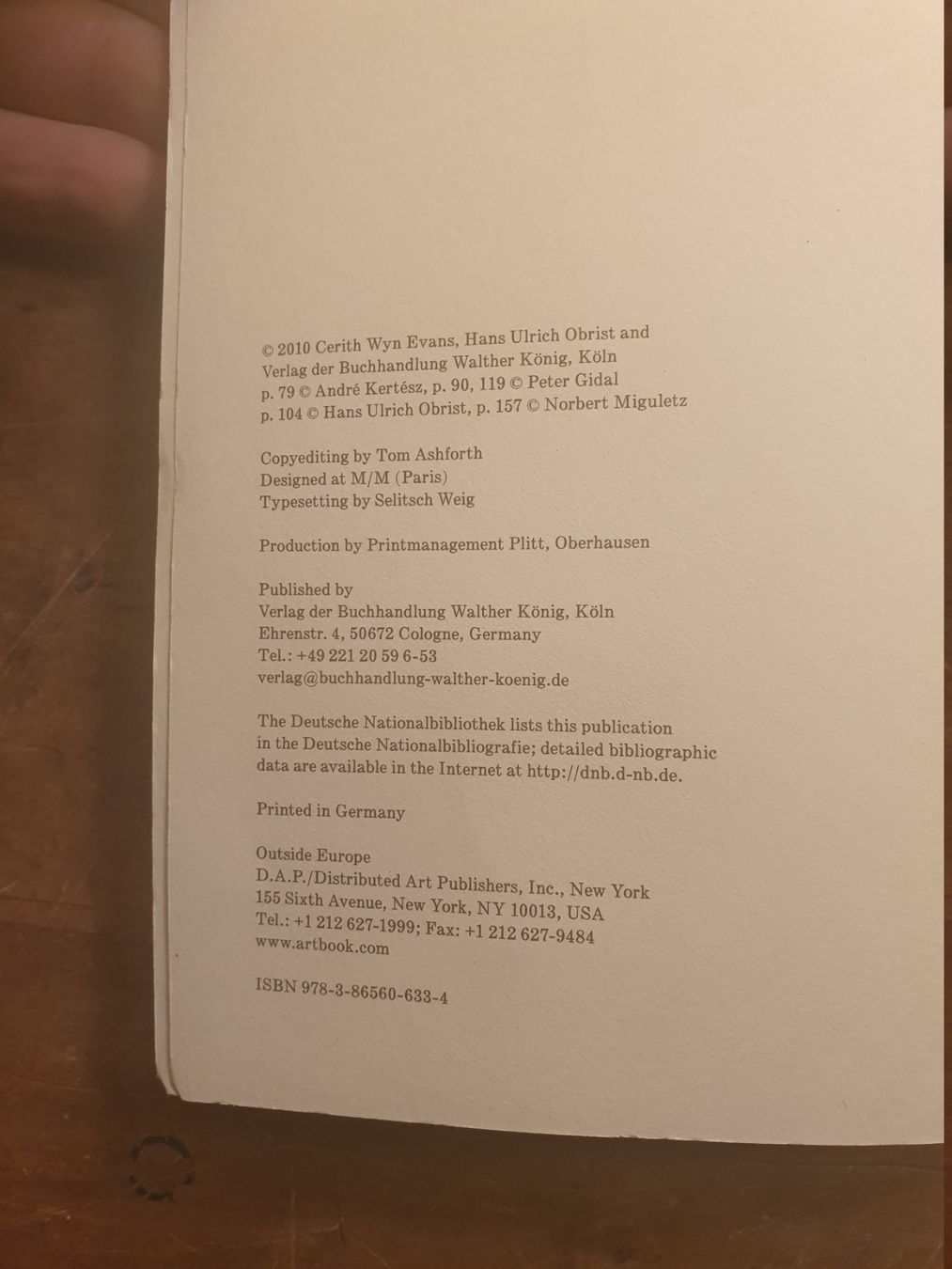 Libri: Hans Ulrich Obrist - Cerith Wyn Evans – Usato da Zürich venduto da loosebone 1