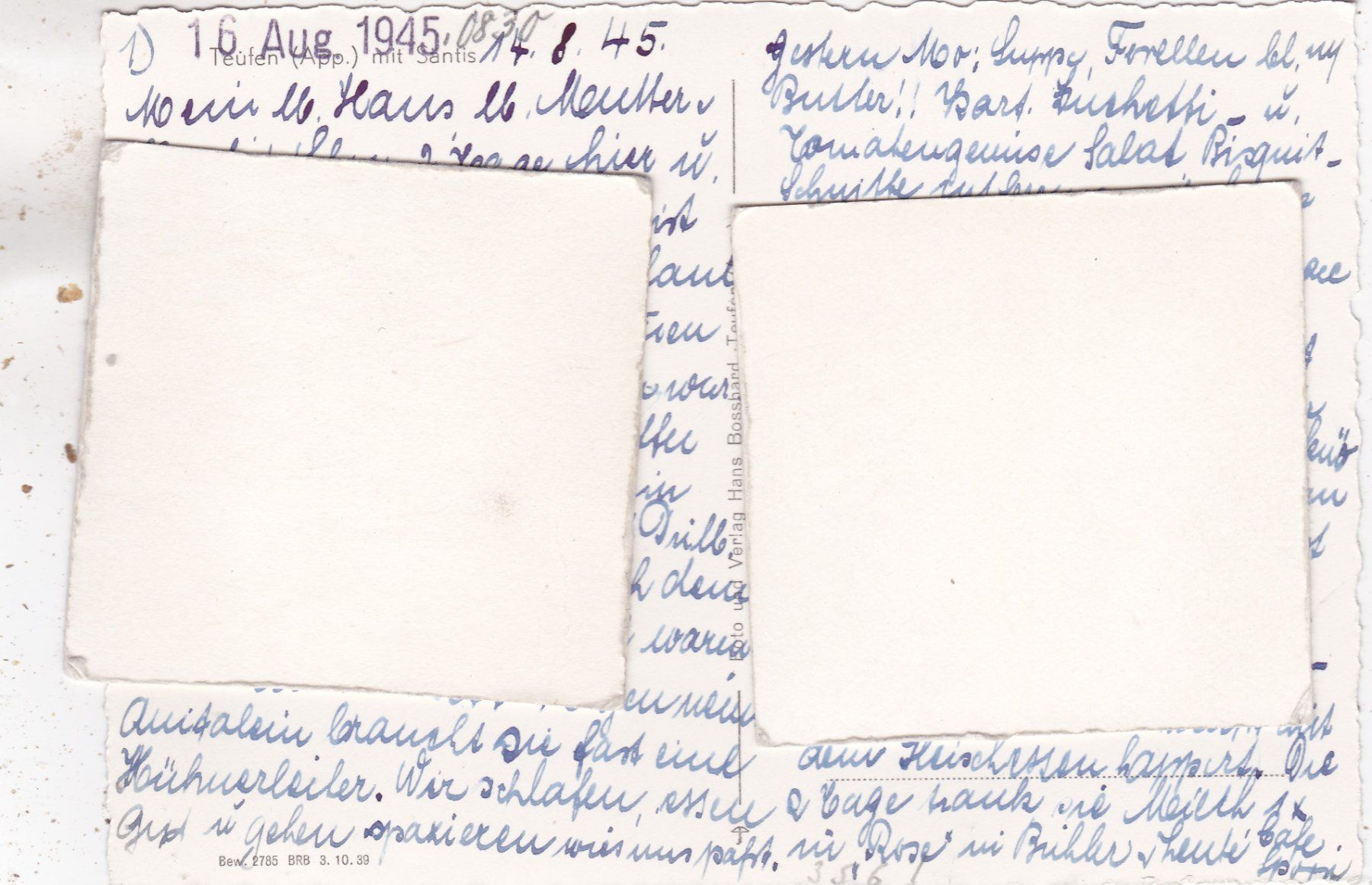 Cartoline postali: Teufen AR mit Säntis – Usato da Herisau venduto da Lisegrat2008 1