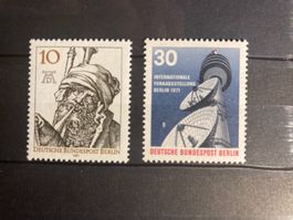 BRD Berlin 1971 Lot 2 postfrische Briefmarken 1. HJ Funk