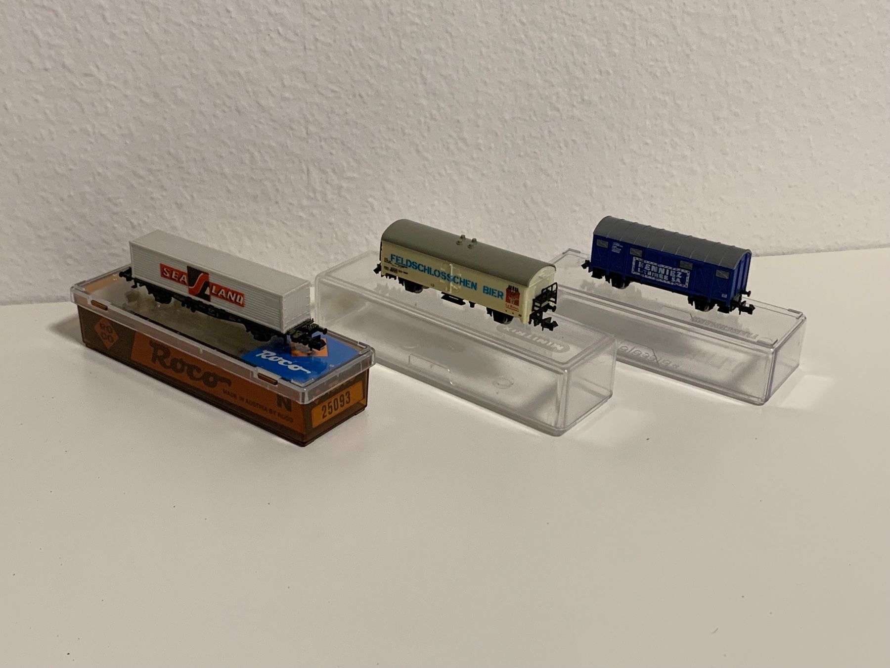 Modellini di ferrovie: Spur N Güterwagen Set 3-teilig – Usato da Neuenegg venduto da Mazdanier 1
