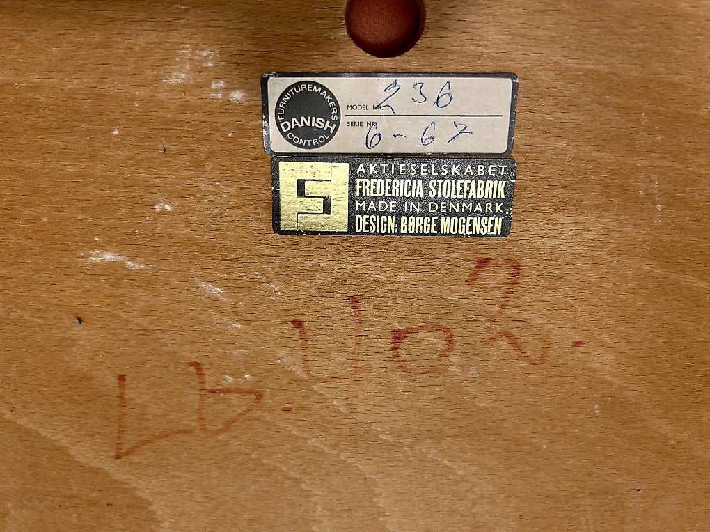 Sedie: 4er Set Stühle Borge Mogensen, Modell 3236 – Usato da Root venduto da pem_xnw7 4