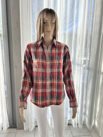 Ralph Lauren linen shirt, size S, plaid, autumn style