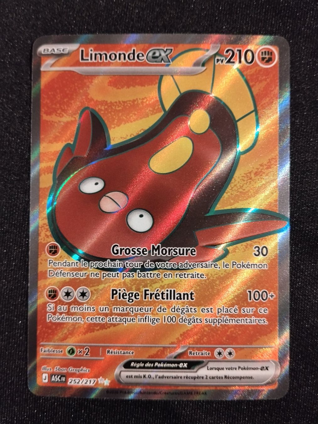 Pokémon Carte collezionabili: Pokémon Héros Transcendants: Limonde 252/217 FR – Usato da Palézieux-Village venduto da oufoux08