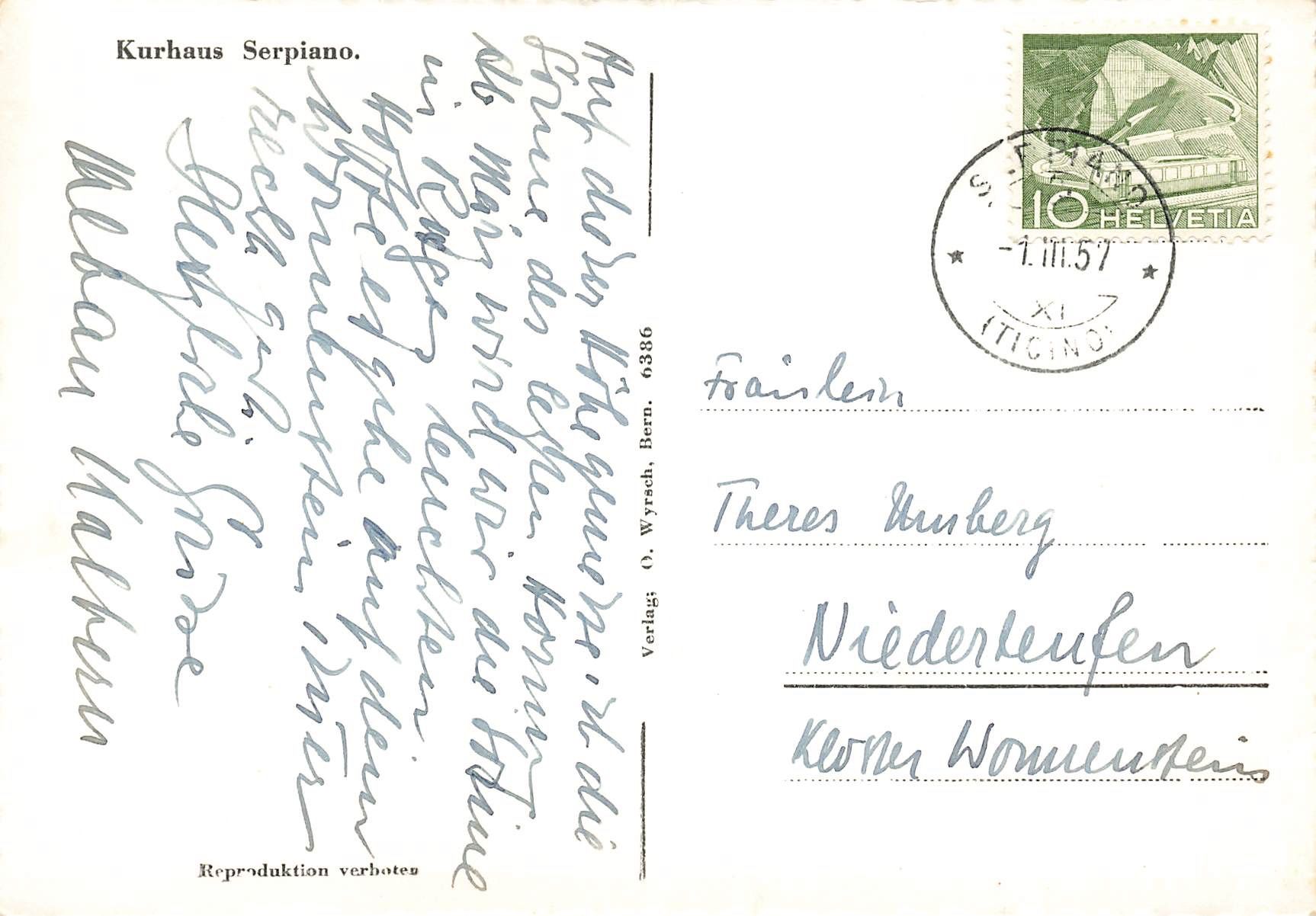 Cartes postales: Serpiano G – D'occasion à Biasca par Blenio71 1
