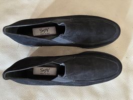 Loafers Halbschuhe Wildleder Gr. 40,5 von SUSY made in Italy