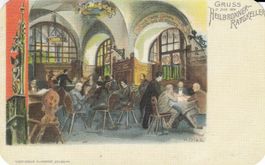 Postkarte "Gruss aus dem Heilbronner Ratskeller" Heilbronn