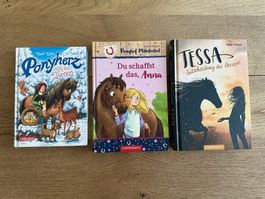 3 Pferde-Kinderbücher: Ponyherz, Tessa, Ponyhof Mühlental