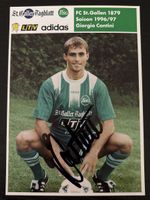 Giorgio Contini signierte Karte FCSG 96/97