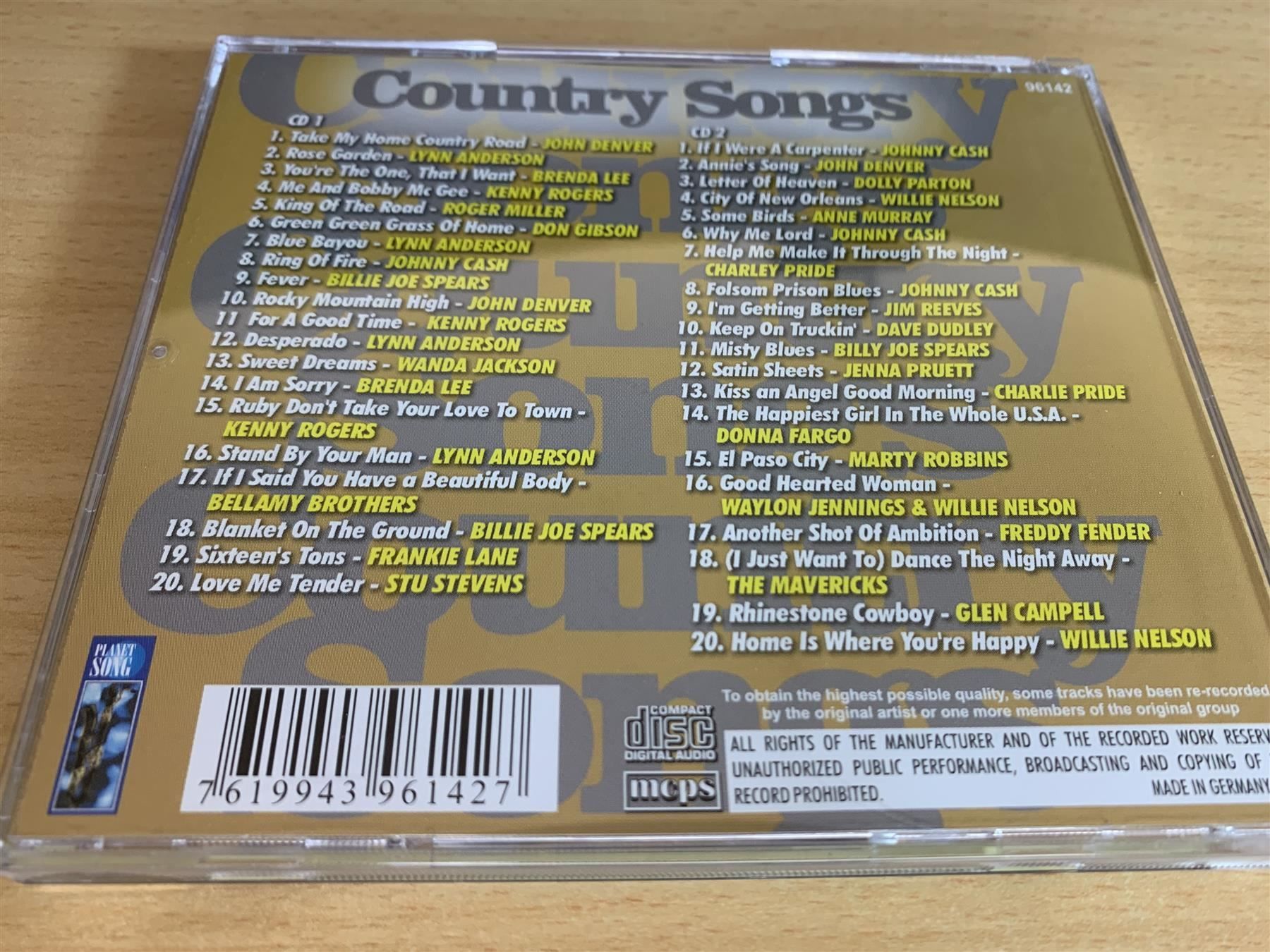 CD: Country Songs - 2 CD – Usato da Rikon im Tösstal venduto da Alpenmutz 1