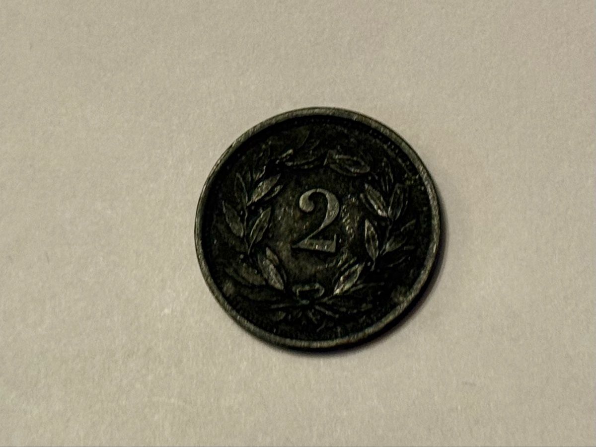 Tutti le monete: Schweiz 2 Rappen  1945 – Usato da Zürich venduto da daki81 1