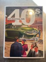 buch, 40's, all american ads,, bilder der werbung aus den 40