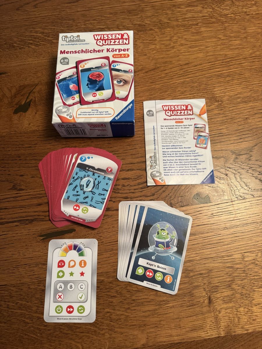 Ravensburger Spiele: Tiptoi Quiz - Menschlicher Körper – Gebraucht aus Lachen SZ von Koala01