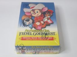 1991 Trading Cards volle Box Fievel Goes West 36 Booster