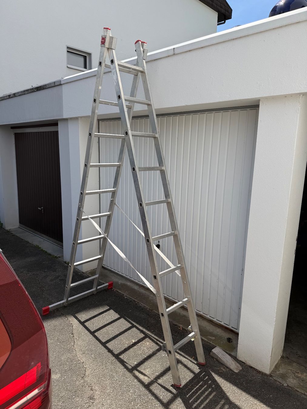 Hailo Scale: Hailo Leiter, 2 x 9 Sprossen – Usato da Lengnau BE venduto da AndyFritz1