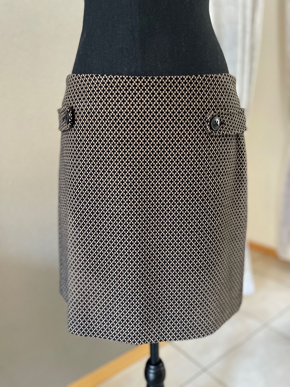 Opus Röcke: Schicker Minirock Gr. 36 Winter Style schwarz beige Opus – Neu (gemäss Beschreibung) aus Birsfelden von Nic21