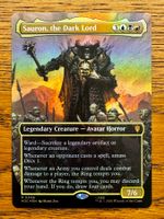 Borderless Foil Sauron, the Dark Lord The Hobbit NM