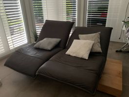 2er Designersofa Koinor, braun