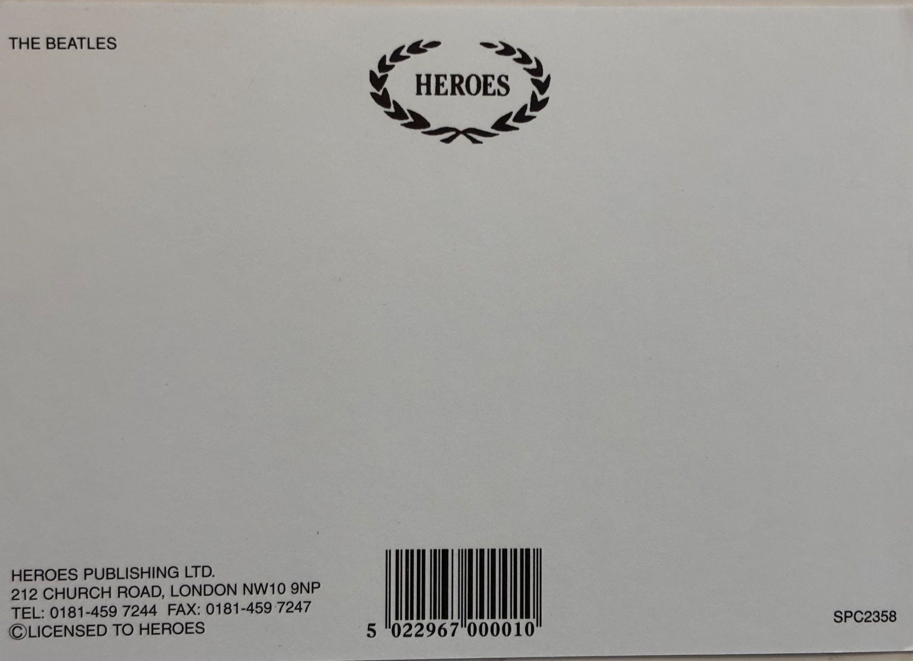 Cartoline postali: The Beatles, Pop - Musik – Usato da Frauenfeld venduto da Merk52 1