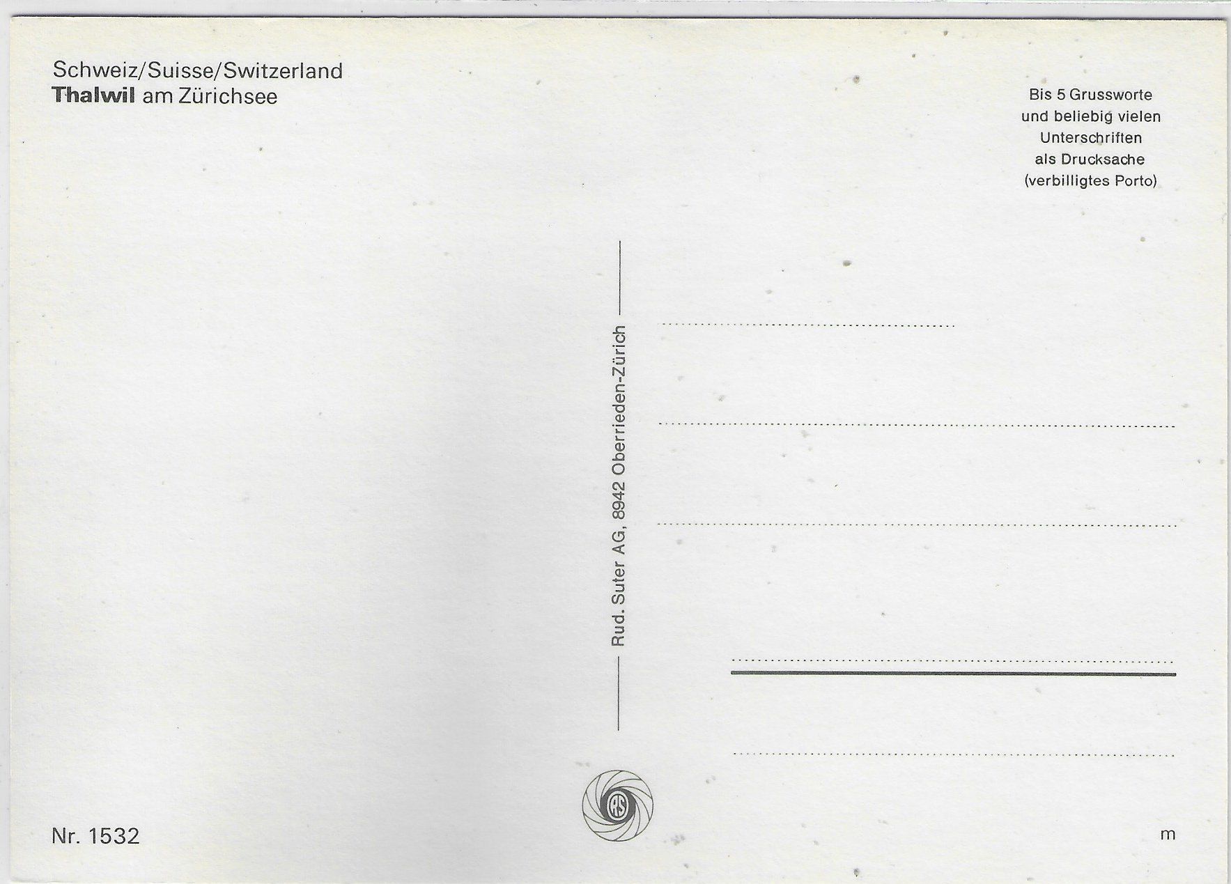 Cartoline postali: Thalwil - Multiview – Usato da Ettingen venduto da Kartenplanet 1