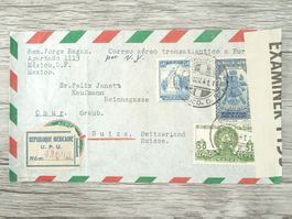 TR97 Enveloppe + Timbre Mexique 1941