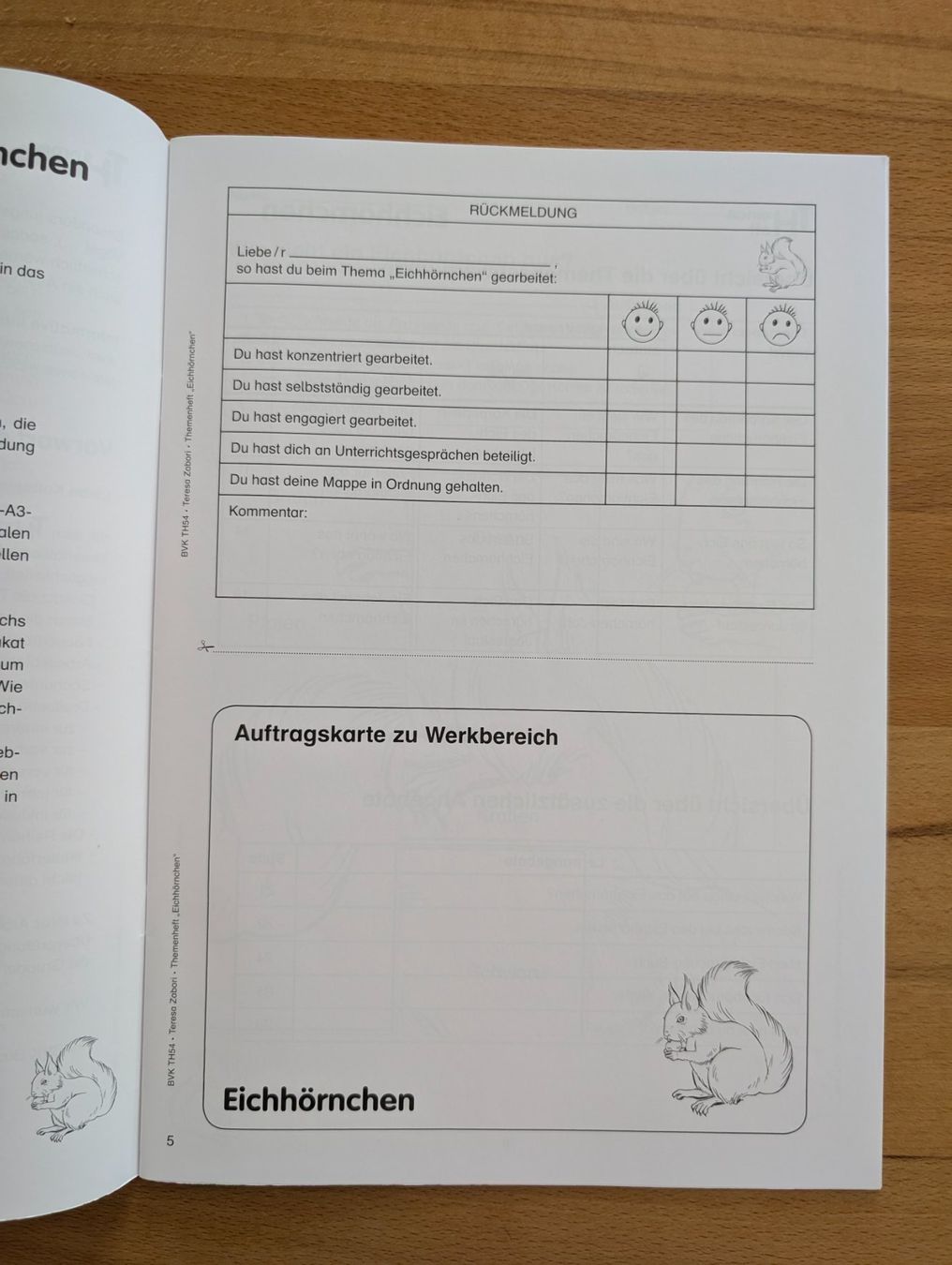 Riviste & Magazine: Themenheft Eichhörnchen 1./2. Klasse BVK – Usato da Weite venduto da Nur63 4