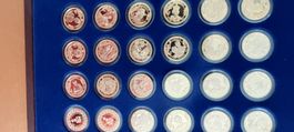 Münzen Set 24 teilig Queen Elizabeth II