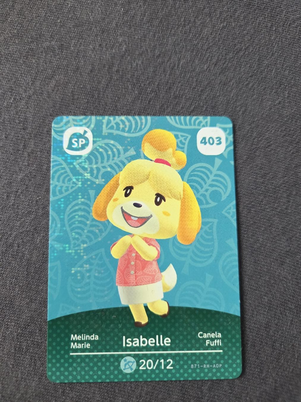 Carte collezionabili: Animal Crossing Amiibo Karte – Usato da Sennhof (Winterthur) venduto da Hirnschmadder-1