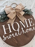 Deko Schild „home sweet home“ Holz