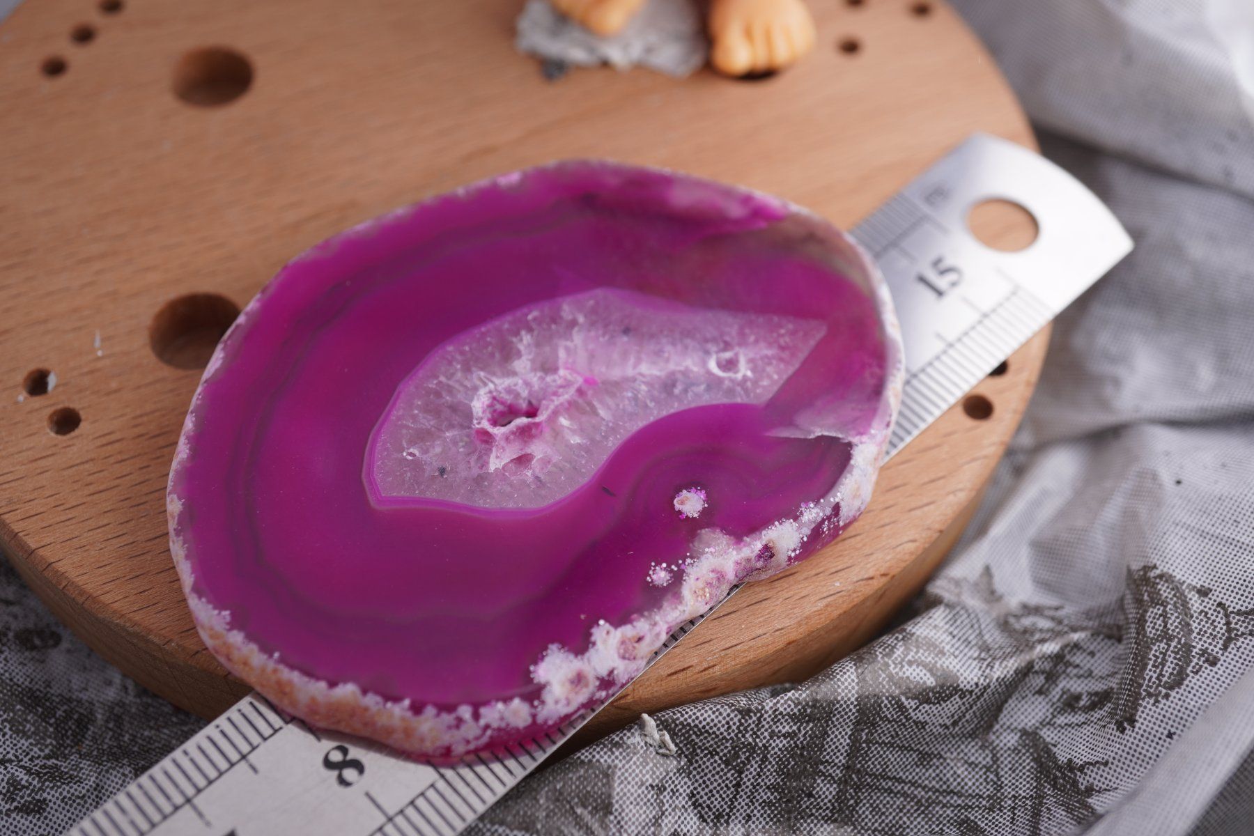 Minerali & Pietre curative: Achat pink    Scheibe     wow     Ab 1.-(1) – Nuovo e nell'imballaggio originale da Eschenbach SG venduto da topstone 9