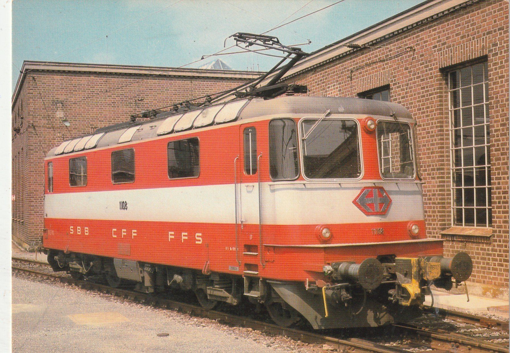 Cartoline postali: Schweizer  Bundesbahnen 1980 – Usato da Lumbrein venduto da made02