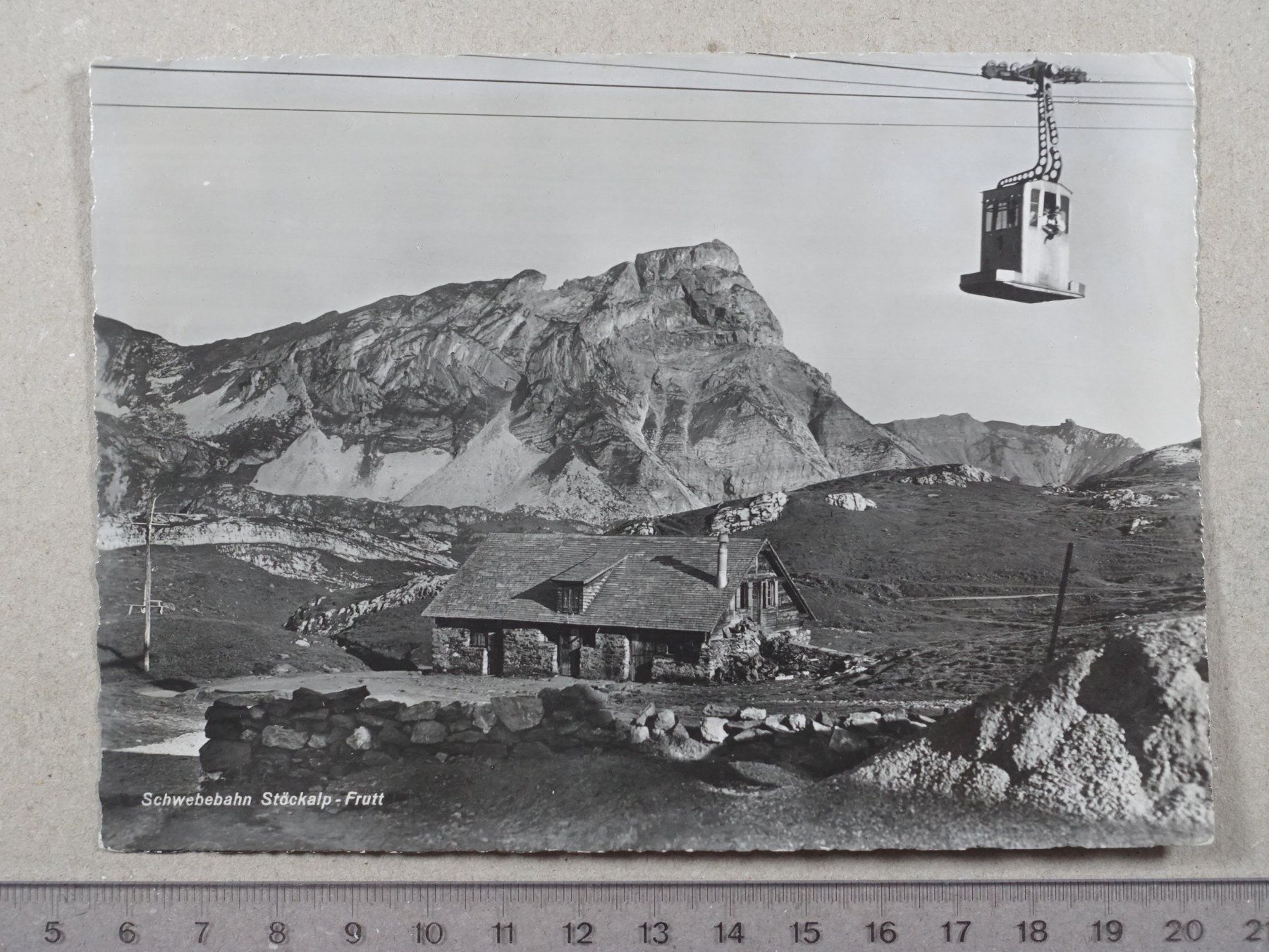 Cartoline postali: Schwebebahn Stöckalp Melchsee - Frutt, Luftseilbahn – Usato da Lenzburg venduto da fh1