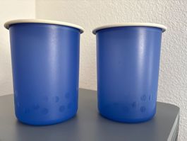 Tupperware Behälter, blau, 2 Stück, 1.25 L****************