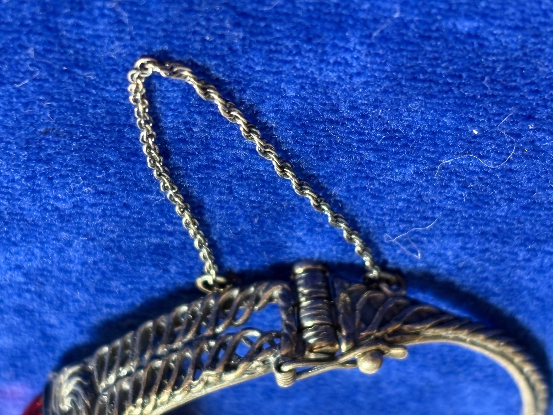 Bracciali & Braccialetti: Wunderschöne Armspange 800 Silber mit BernsteinFrau – Usato da St. Peterzell venduto da verena40 1