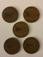 Nr. 15: 5 x 1 Pence, altes irisches Pfund, 1942