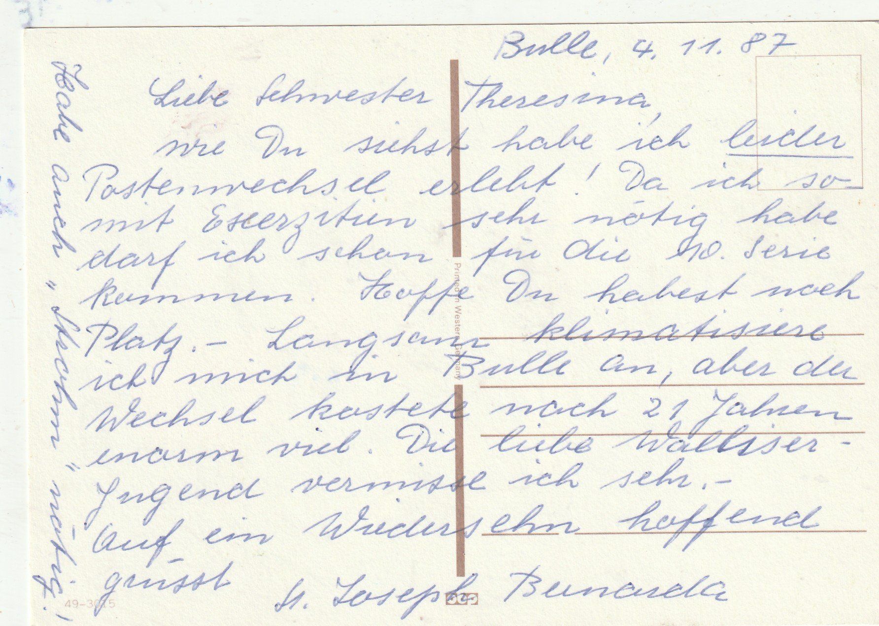 Cartoline postali: Blumenkarte – Usato da Lumbrein venduto da made02 1