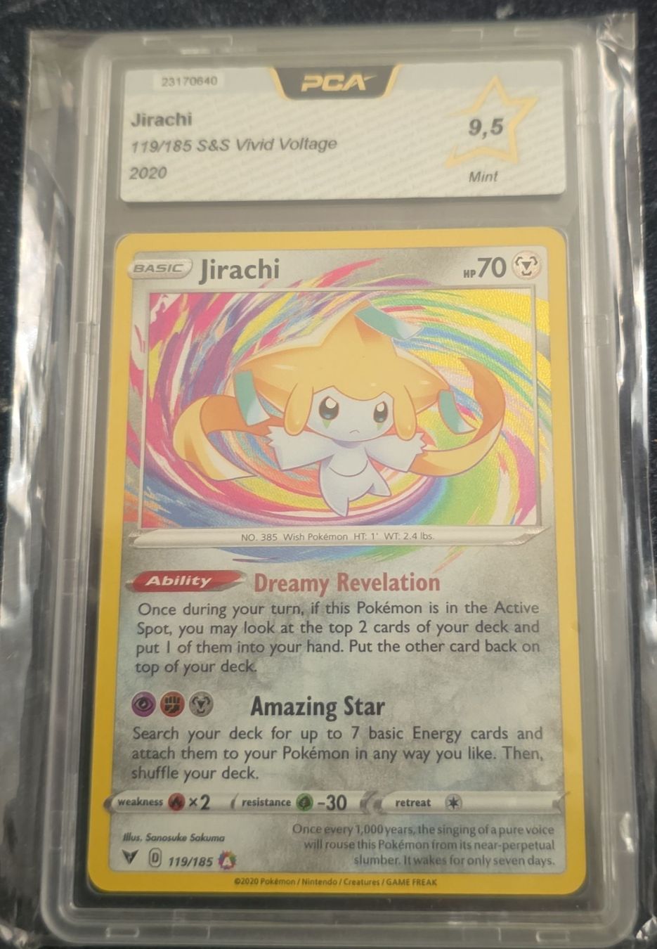 Pokémon Carte collezionabili: Carta Pokémon Jirachi PCA 9.5 – Usato da Massagno venduto da Arj87