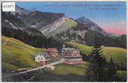 Alpenkurhaus "Kräzerli" am Säntis Station Urnäsch - Litho