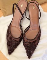 Zara Embellished SlingBack Flats