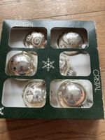 Set aus 6 westdeutschen silbernen Weihnachtsschmuckstücken