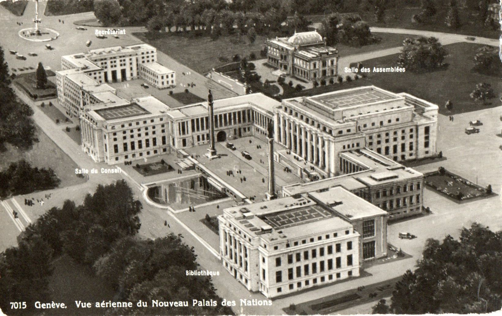 Cartoline postali: Genève - Palais des Nations – Nuovo (secondo la descrizione) da Melano venduto da pisonsdro