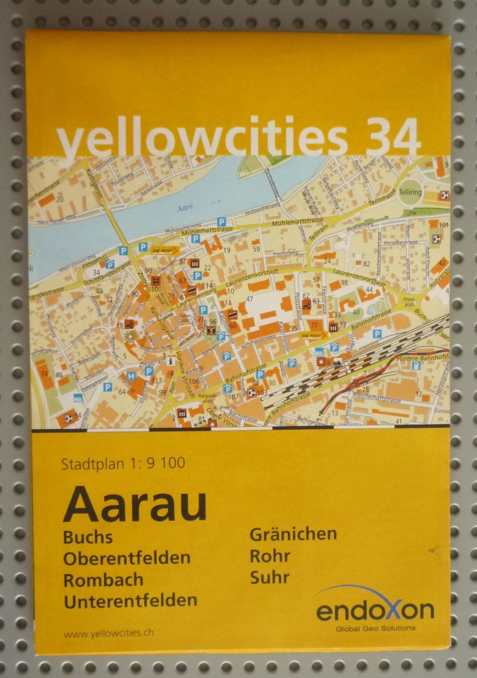 Landkarten & Atlanten: Stadtplan Aarau und Umgebung "Yellowcities" – Gebraucht aus Aarau von Aaran 6