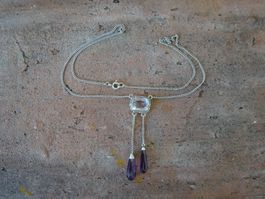 Art Déco Kettchen / Amethyst