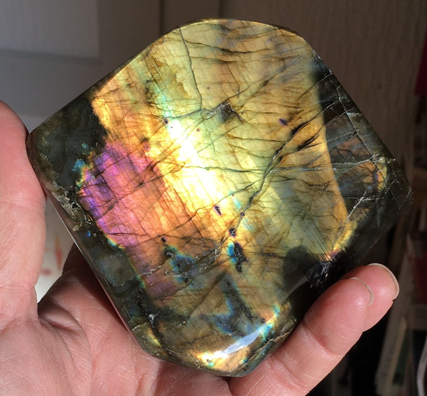 Minerali & Pietre curative: labradorite 782gr – Usato da Vevey venduto da zabounetta 1