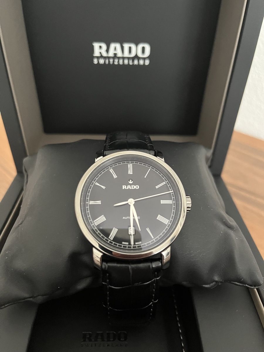 Rado Orologi: Elegante Rado Herrenuhr Automatic, Schwarz – Nuovo e nell'imballaggio originale da Bad Ragaz venduto da becks791