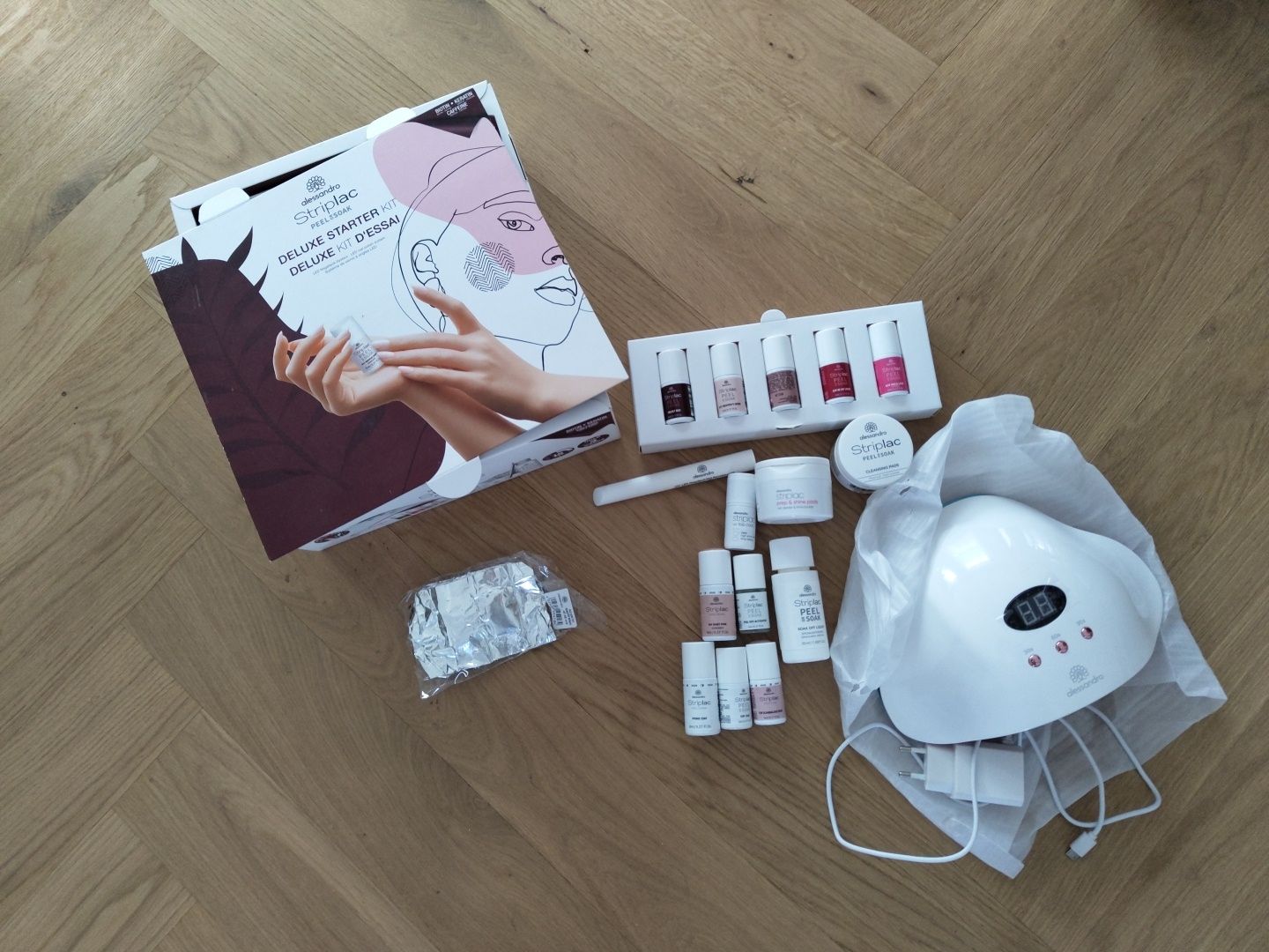 Alessandro Smalto per unghie: Alessandro striplac Delux Starter kit mit vielen Extras – Nuovo (secondo la descrizione) da Gams venduto da bigwolfi-schnuggel